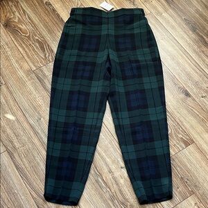 J. Crew Jamie Blackwatch Plaid Pants